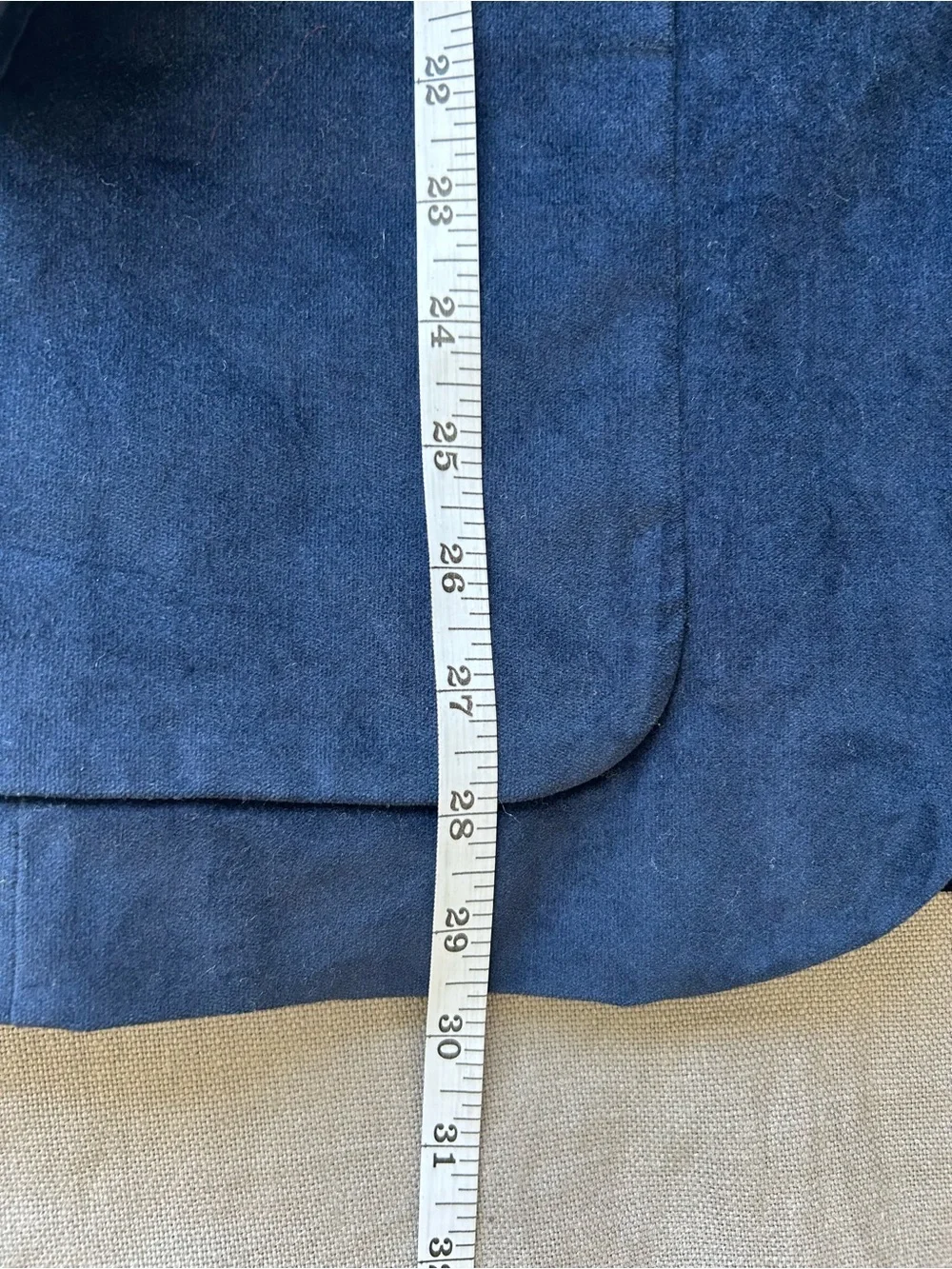 Open Box - Houston White -  Men's Velvet Blazer - Blue M Blue